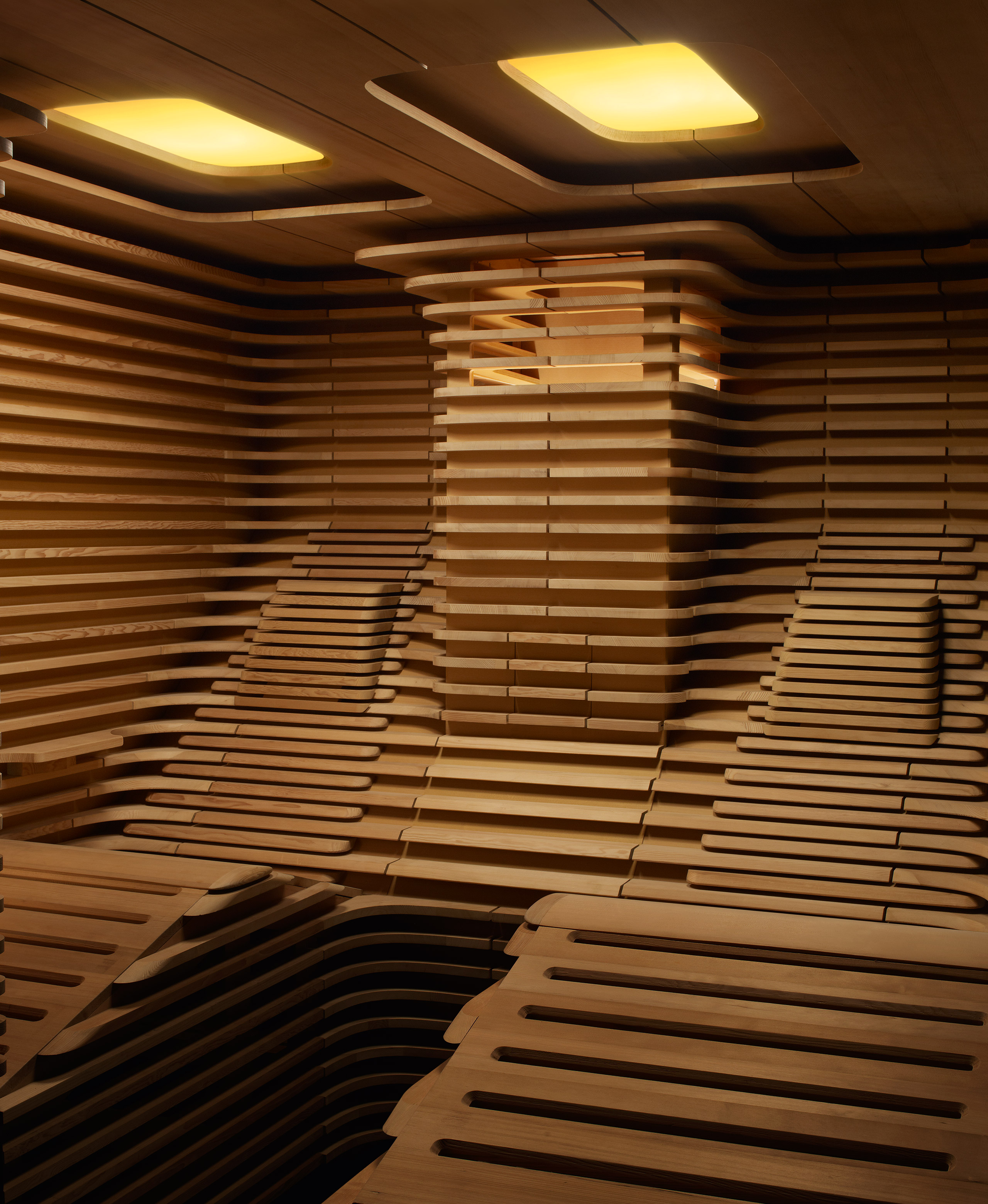 Finska Savna Klafs Biorhythm - razgibana notranjost