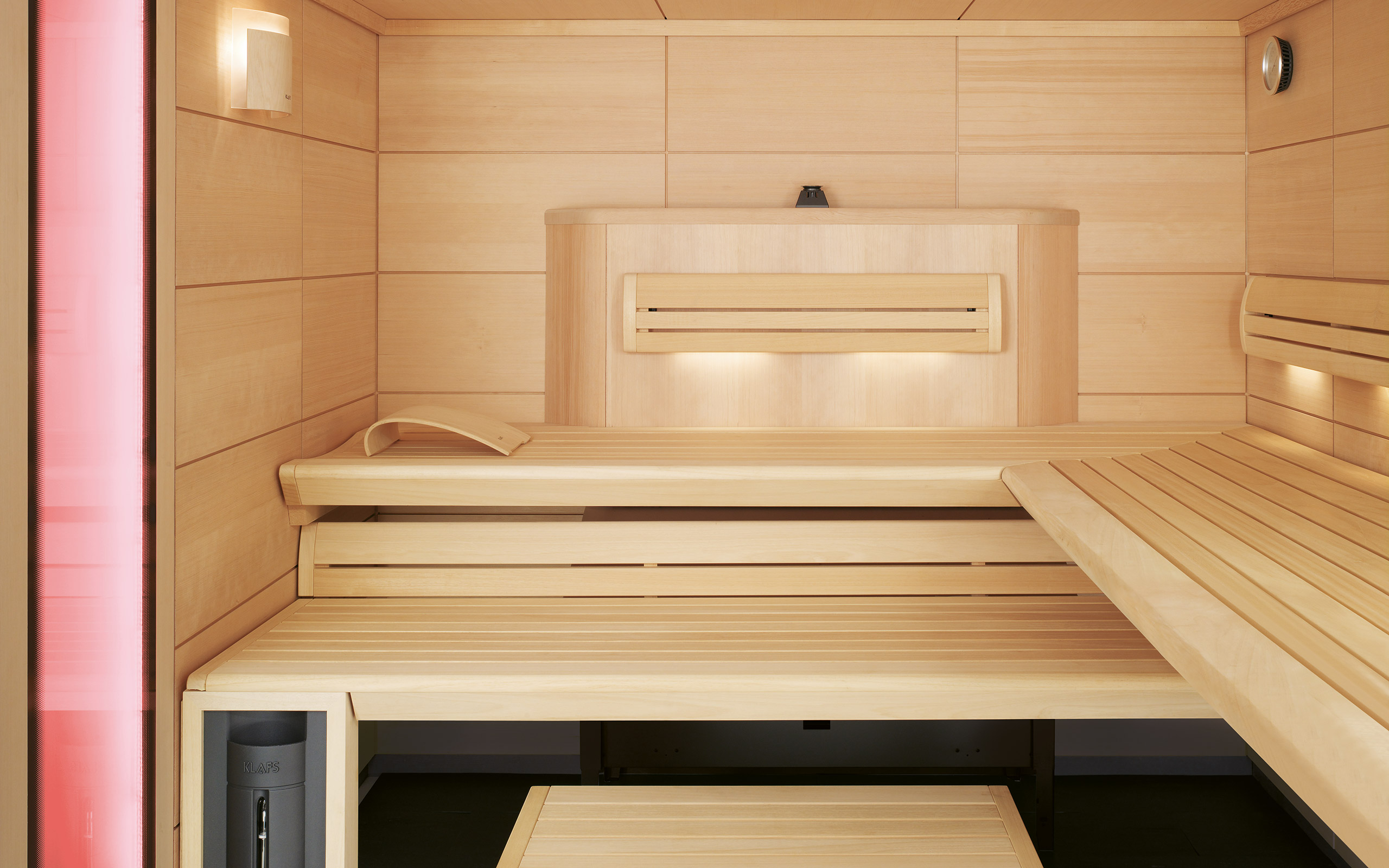 Finska Savna Klafs Lounge - notranjost